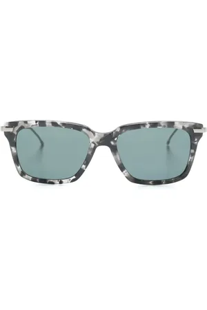 Thom Browne Eckige Sonnenbrille in Schildpattoptik