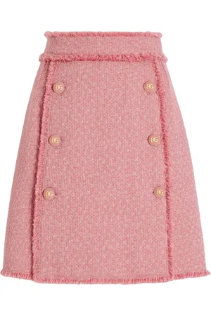 Dolce & Gabbana Minirock mit Logo-Gravur