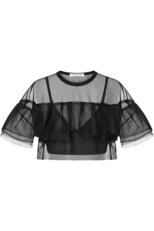 Serafini Bluse mit Sheer-Effekt