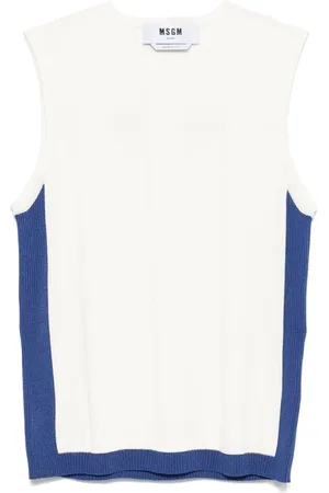 Msgm Geripptes Tanktop