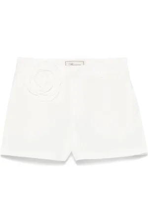 BLUMARINE Shorts mit Blumenapplikation