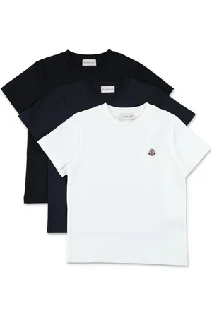 Moncler T-Shirts mit Logo-Patch (3er-Set)
