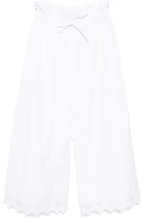 Simone Rocha Cropped-Hose mit gerüschtem Bund