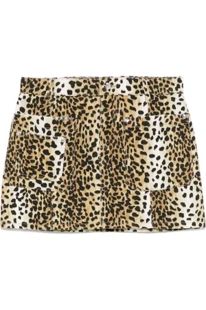 BLUMARINE Minirock mit Leoparden-Print