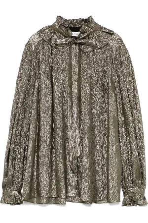 Chloé Bluse mit Lamé-Effekt