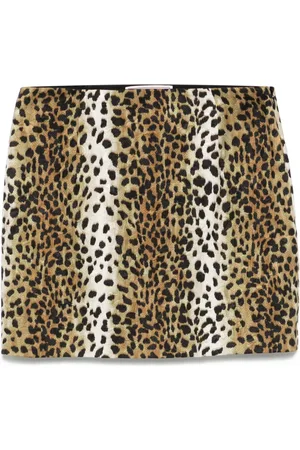 BLUMARINE Minirock mit Leoparden-Print
