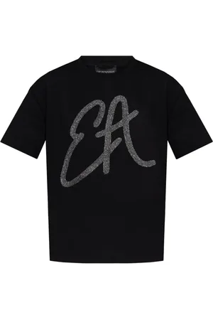 Emporio Armani T-Shirt mit Logo-Applikation