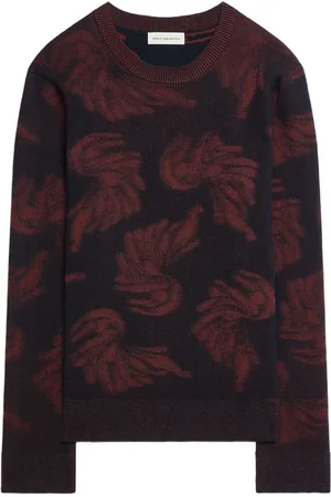 DRIES VAN NOTEN Pullover mit Jacquard-Strick
