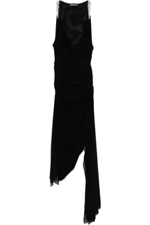 DAVID KOMA Drapiertes Maxikleid