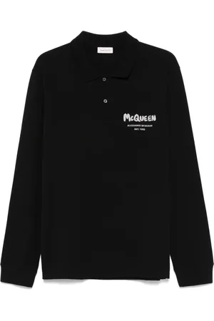 Alexander McQueen Poloshirt mit Logo-Stickerei