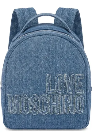 Moschino Rucksack mit Logo-Applikation