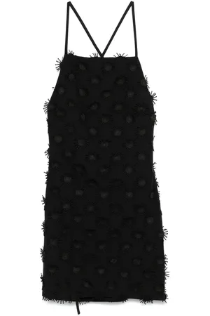 Msgm Minikleid mit Blumenapplikation