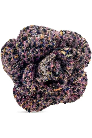 CHANEL 1980s Camelia Brosche