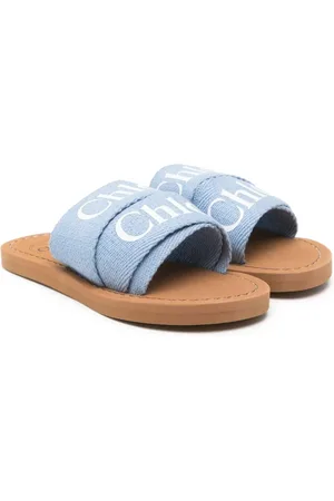Chloé Pantoletten mit Logo-Print