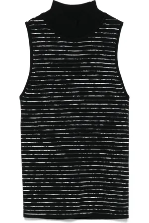 DKNY Geripptes Strickoberteil