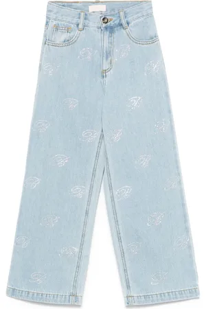 MISS BLUMARINE Jeans mit Logo-Verzierung