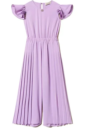 Twin-Set Plissierter Jumpsuit aus China-Krepp
