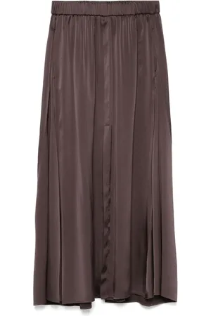 FORTE FORTE Midirock aus Satin