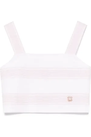 Elie saab Besticktes Organza-Oberteil