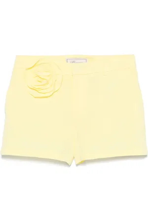BLUMARINE Shorts mit Blumenapplikation