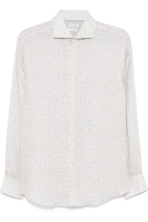 Brunello Cucinelli Hemd mit Blumen-Print