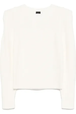 HUGO BOSS Gestrickter Pullover mit Schulterdetail