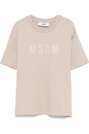 Msgm T-Shirt mit Logo-Streifen