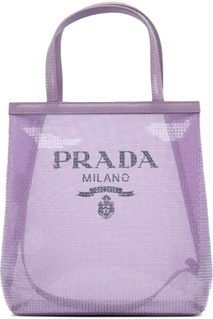 Prada 2000-2013 kleine Mesh-Tote Bag mit Pailletten