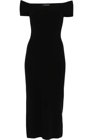 ERIC BOMPARD Midikleid mit Bardot-Ausschnitt