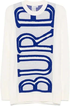 Burberry Pullover mit Intarsien-Logo