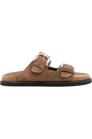P.A.R.O.S.H. Flache Sandalen aus Wildleder