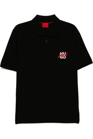 HUGO BOSS Poloshirt mit Logo-Print