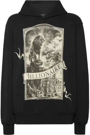 BILLIONAIRE Hoodie mit Logo-Print