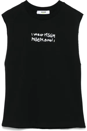 Msgm Trägershirt mit Text-Print