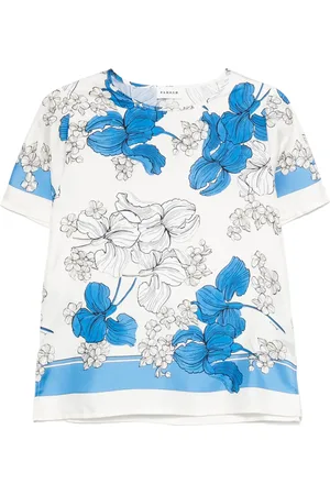 P.A.R.O.S.H. T-Shirt mit Blumen-Print