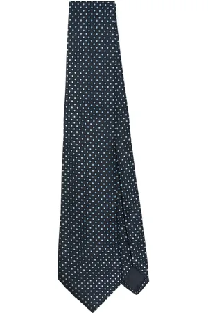 Giorgio Armani Krawatte mit Polka Dot-Jacquard