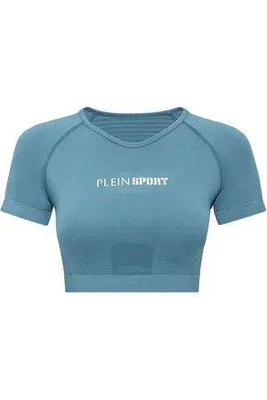Philipp Plein Nahtloses Cropped-T-Shirt