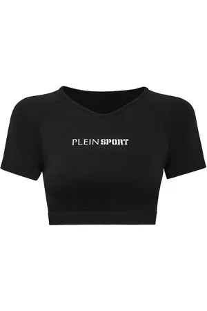 Philipp Plein Nahtloses Cropped-T-Shirt