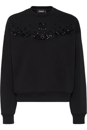 Dsquared2 Sweatshirt mit Paillettenverzierung