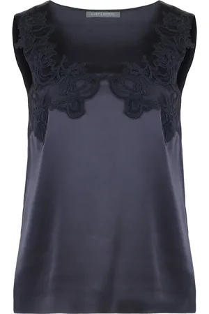 Alberta Ferretti Klassische Satinbluse