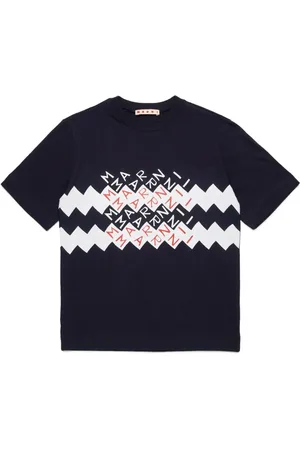 Marni T-Shirt mit Logo-Print