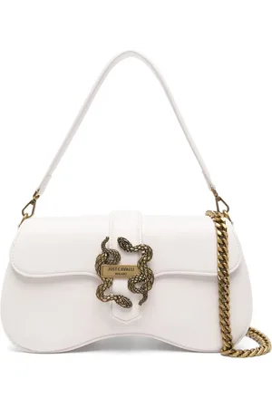 Roberto Cavalli Schultertasche im Metallic-Look