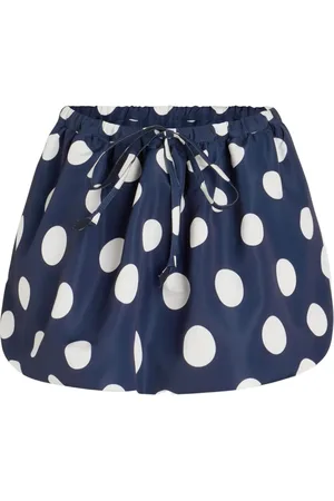 Patou Puffy Minirock aus Faille
