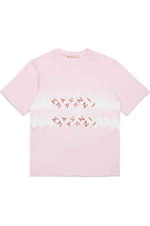 Marni T-Shirt mit Logo-Print