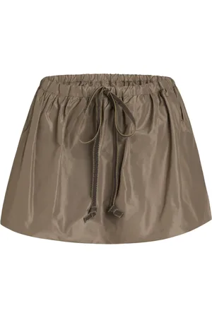 Patou Puffy Minirock aus Faille