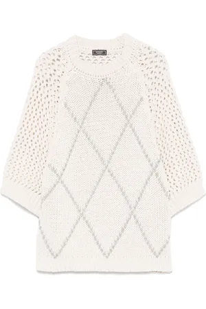 PESERICO SIGN Pullover mit Punto Luce-Kette