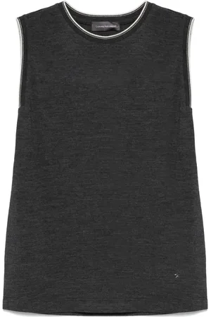 LORENA ANTONIAZZI Tanktop mit Kontrastborten