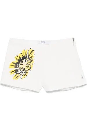 Msgm Shorts mit Blumen-Print