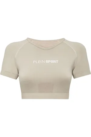 Philipp Plein Nahtloses Cropped-T-Shirt