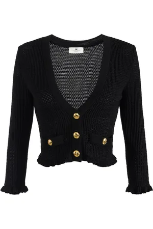 Elisabetta Franchi Cardigan mit Logo-Knopf